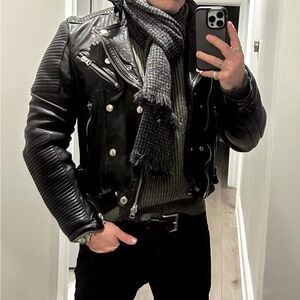 Burberry Iconic Rare Motorcycle Jacket, Men, size L